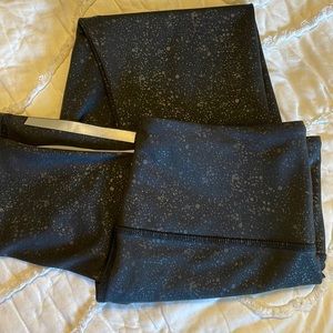 Black Reflective Mirage Light n Tight Hi-Rise 7/8 24"